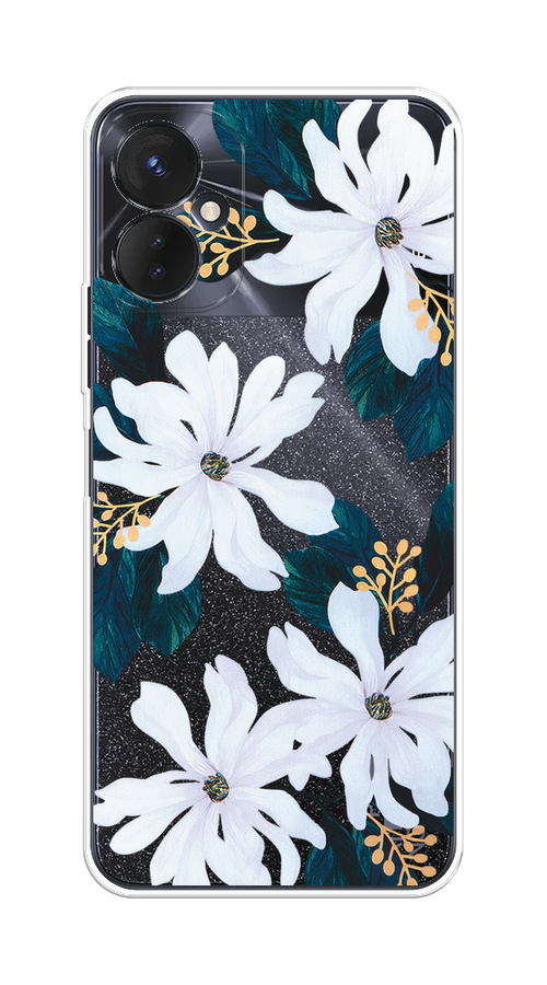 

Чехол на Tecno Spark 9 Pro "Delilah Flower", Зеленый;белый, 301950-1