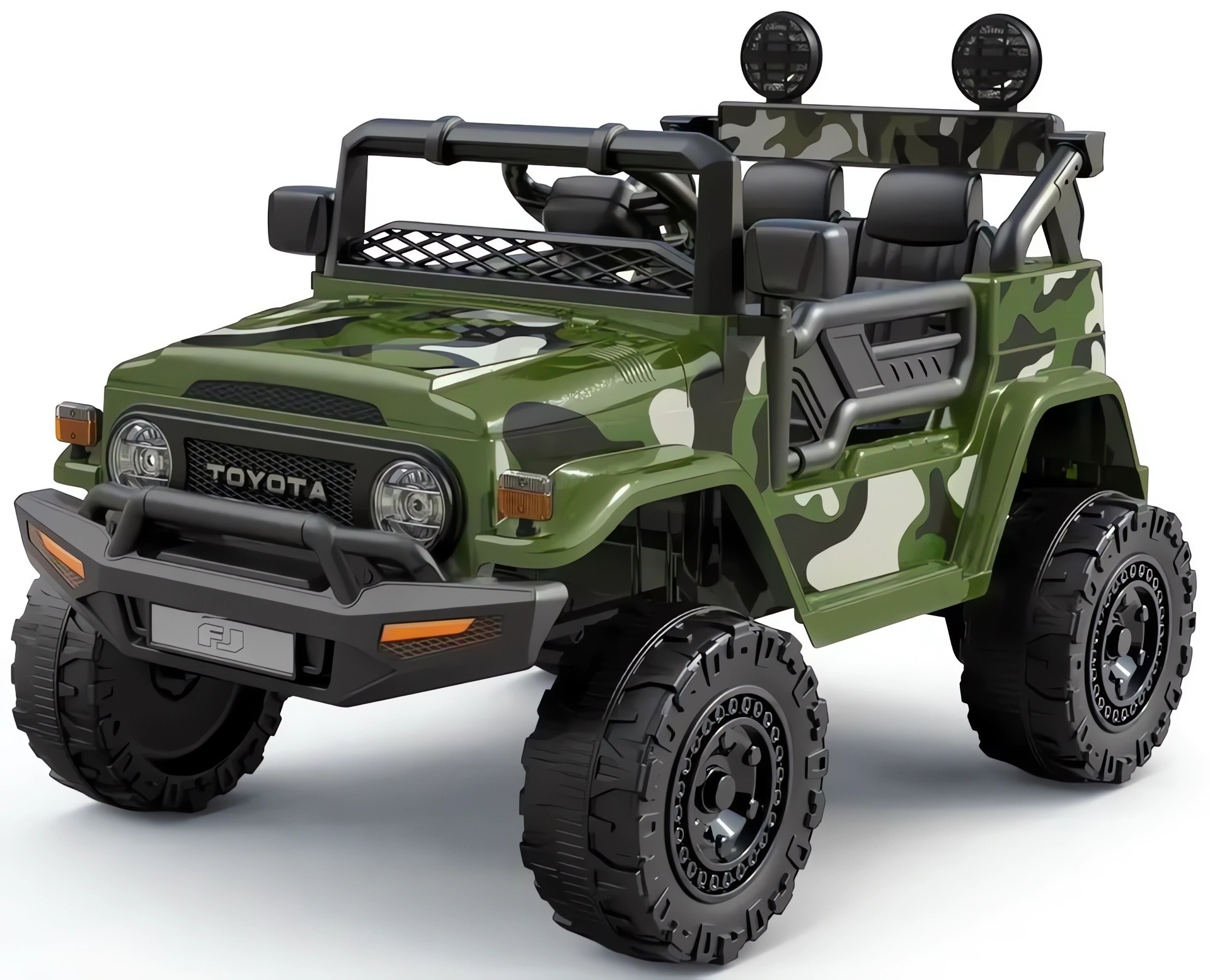 

Детский электромобиль Toyota Jeep JJ2099 4WD Зеленый камуфляж, Toyota