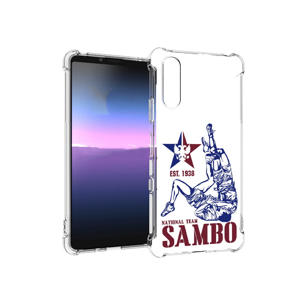 

Чехол MyPads Tocco для Sony Xperia 10 III единоборства самбо (PT161504.223.344), Прозрачный, Tocco