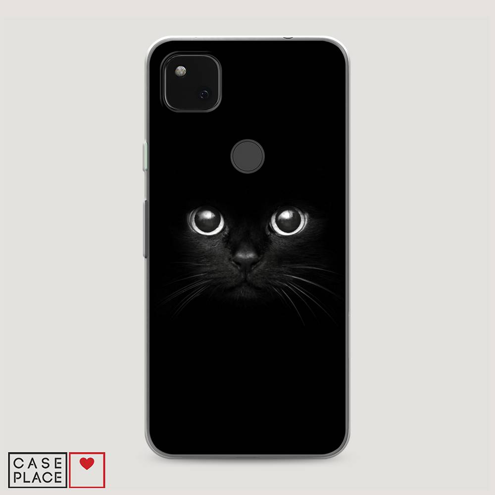 

Чехол Awog на Google Pixel 4A "Взгляд черной кошки", Разноцветный, 270650-1