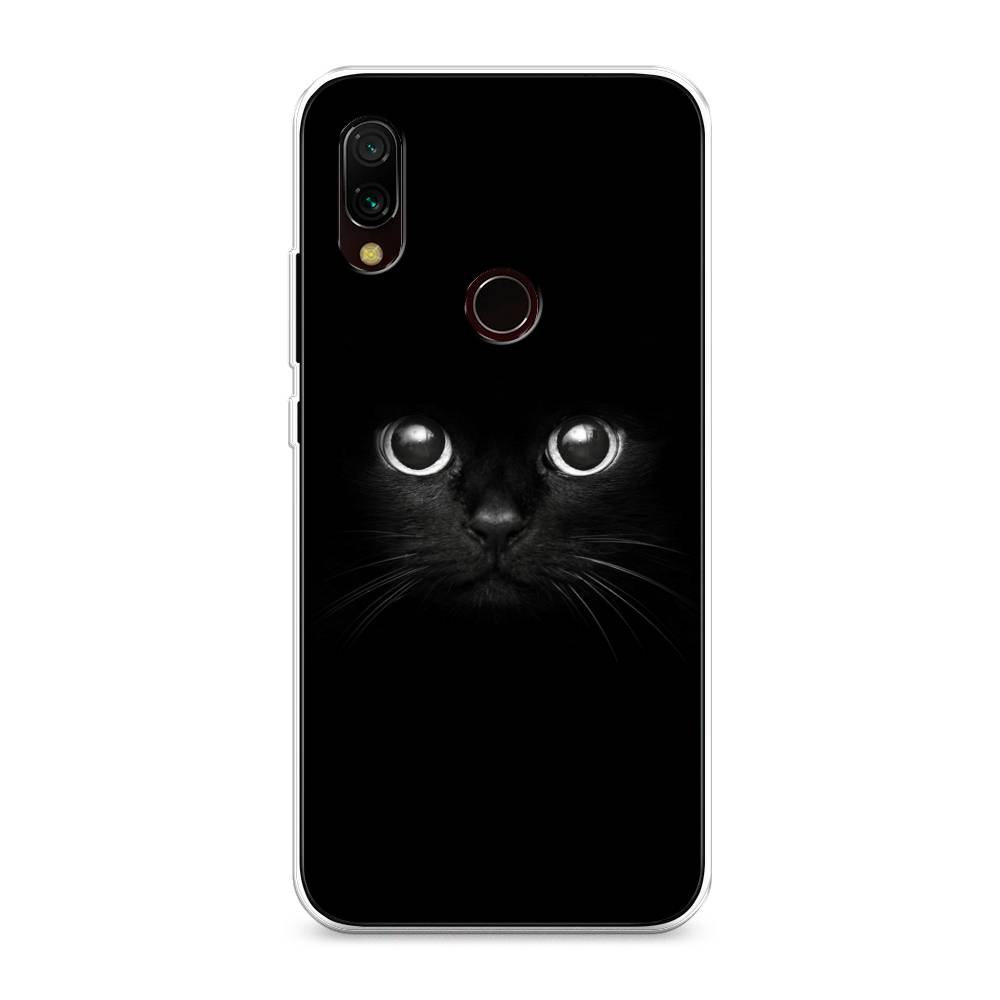 

Чехол Awog на Xiaomi Redmi 7 "Взгляд черной кошки", Разноцветный, 35050-1