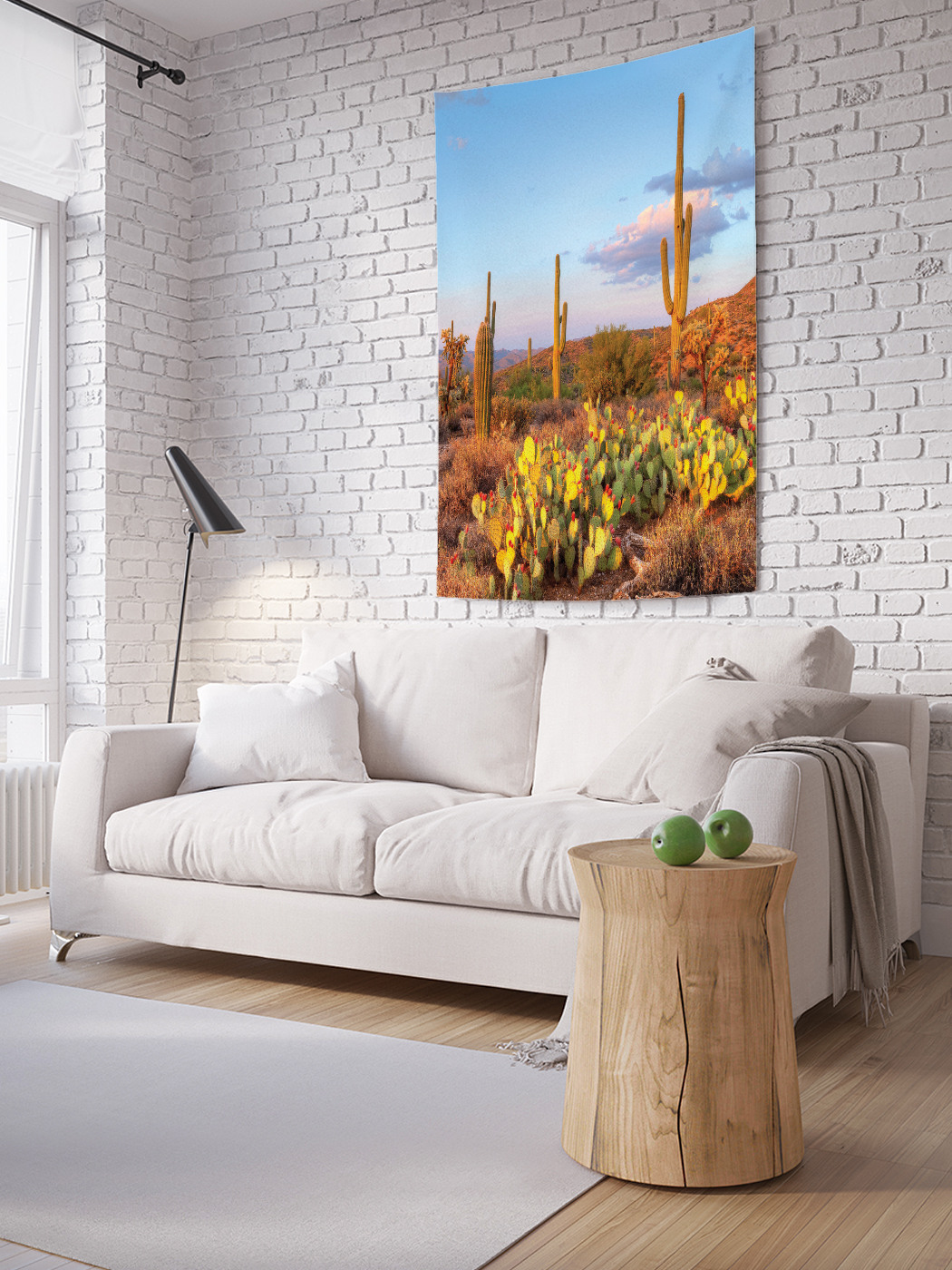 

Вертикальное фотопанно на стену JoyArty Кактусы в прерии 100x150 см, Кактусы в прерии