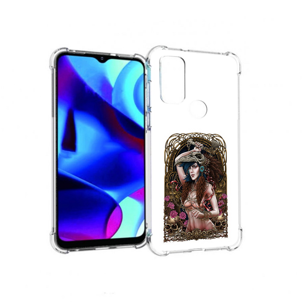 

Чехол MyPads Tocco для Motorola Moto G красивая девушка рисунок (PT227075.349.407), Прозрачный, Tocco