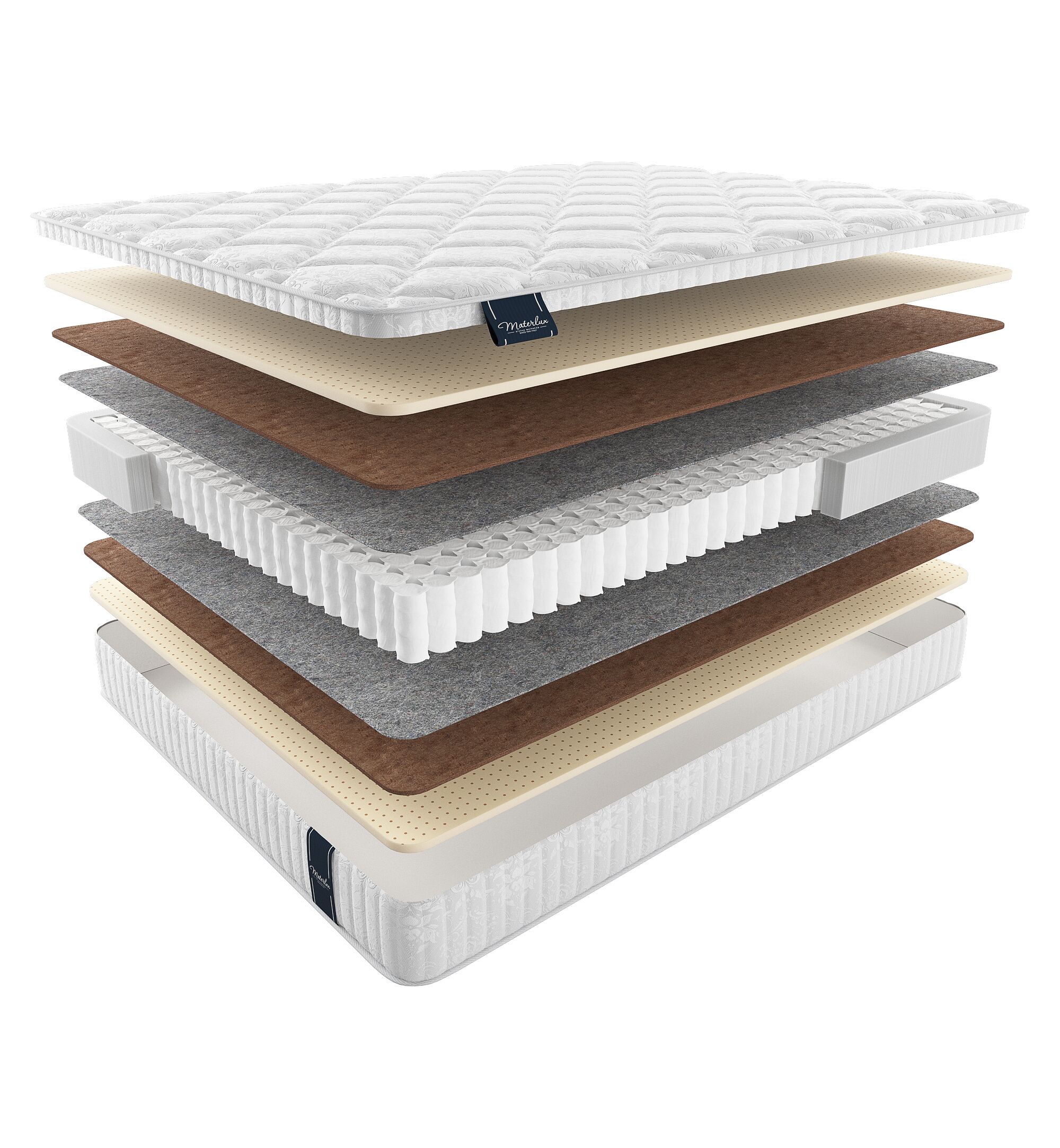 

Матрас Materlux Light-Maxi Infiniti Maxi 165х195, Бежевый;белый;серый;серебристый, Infiniti Maxi