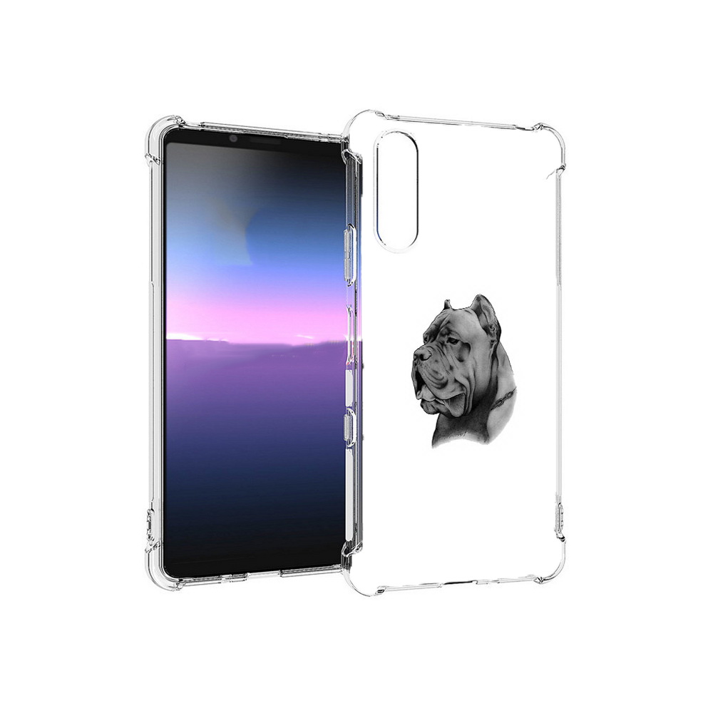 

Чехол MyPads Tocco для Sony Xperia 10 III грозный бульдог (PT161504.223.300), Прозрачный, Tocco
