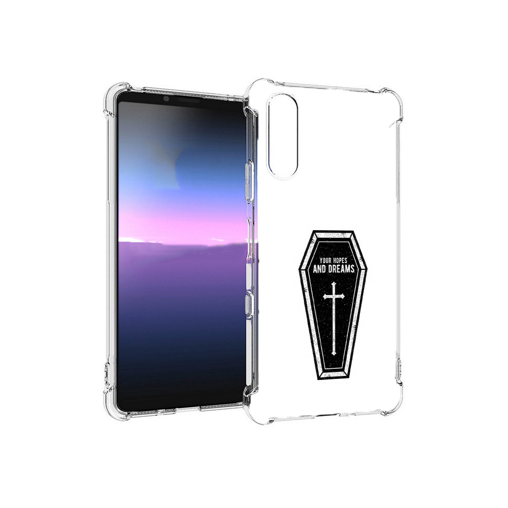 

Чехол MyPads Tocco для Sony Xperia 10 III гроб с мечтами (PT161504.223.299), Прозрачный, Tocco