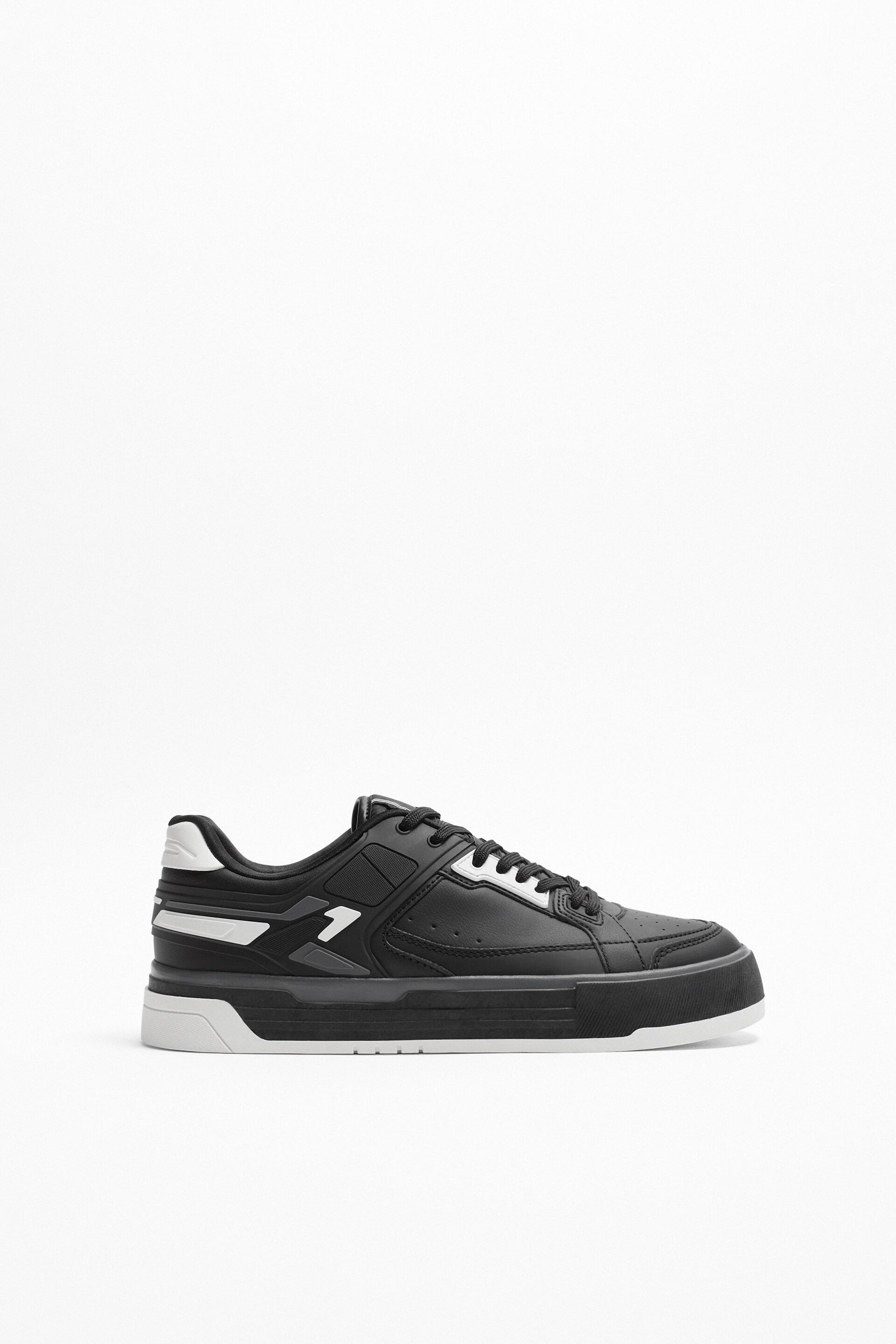 

Кеды мужские ZARA 12249020 черные 41 RU (доставка из-за рубежа), 12249020