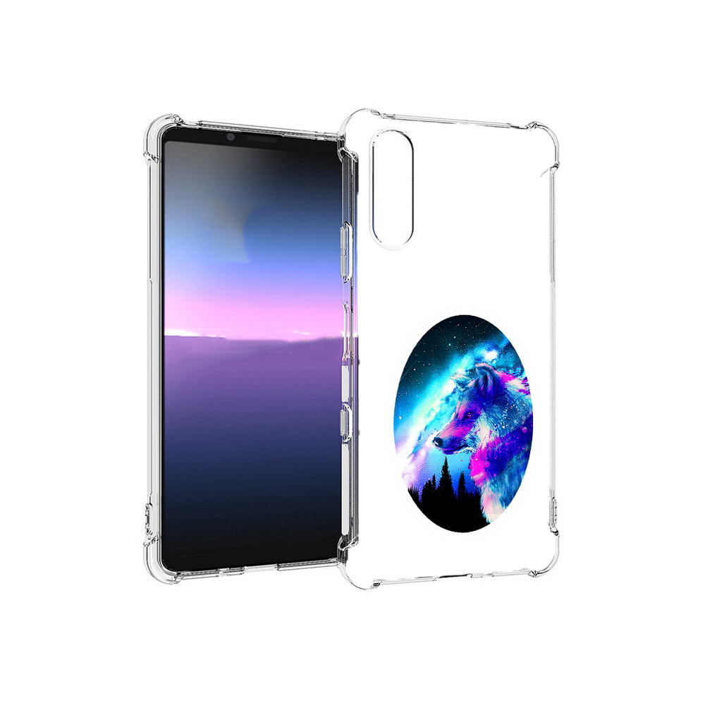 

Чехол MyPads Tocco для Sony Xperia 10 III голубой волк (PT161504.223.293), Прозрачный, Tocco