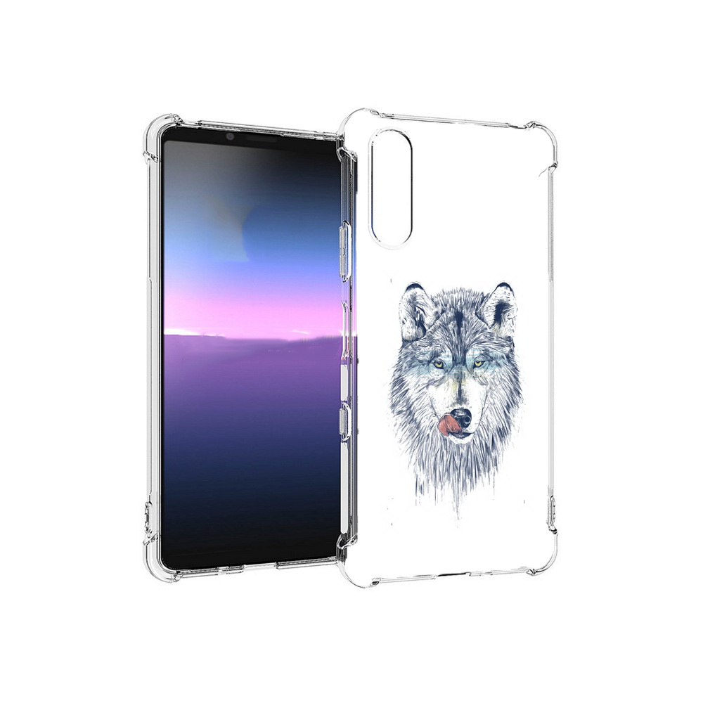 

Чехол MyPads Tocco для Sony Xperia 10 III голодгый волк (PT161504.223.292), Прозрачный, Tocco