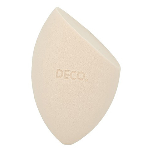 Спонж DECO. Base срезанный без латекса бежевый спонж для макияжа deco base с силиконом бежевый