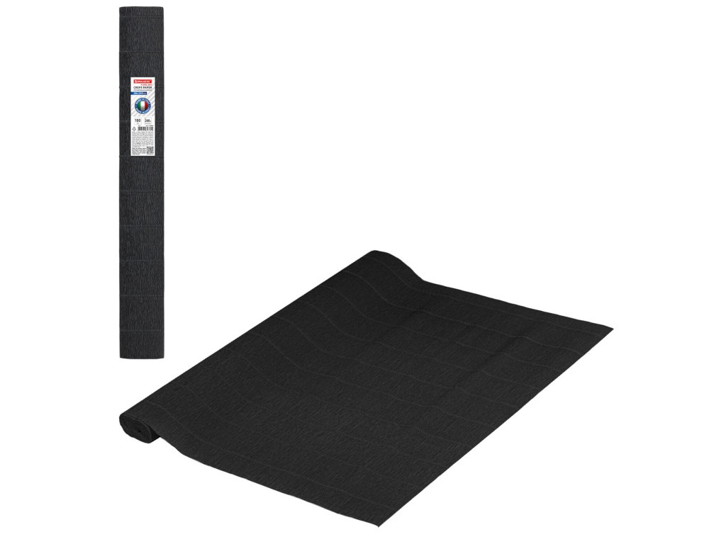 

Бумага гофрированная Brauberg Flore 50х250cm Black 112654, Черный, 112654