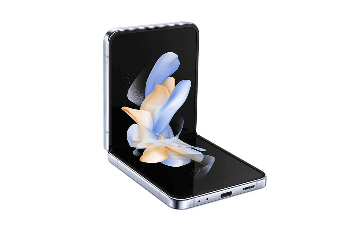 Смартфон Samsung Galaxy Z Flip4 8/256GB голубой (SM-F721BLBEMEA)