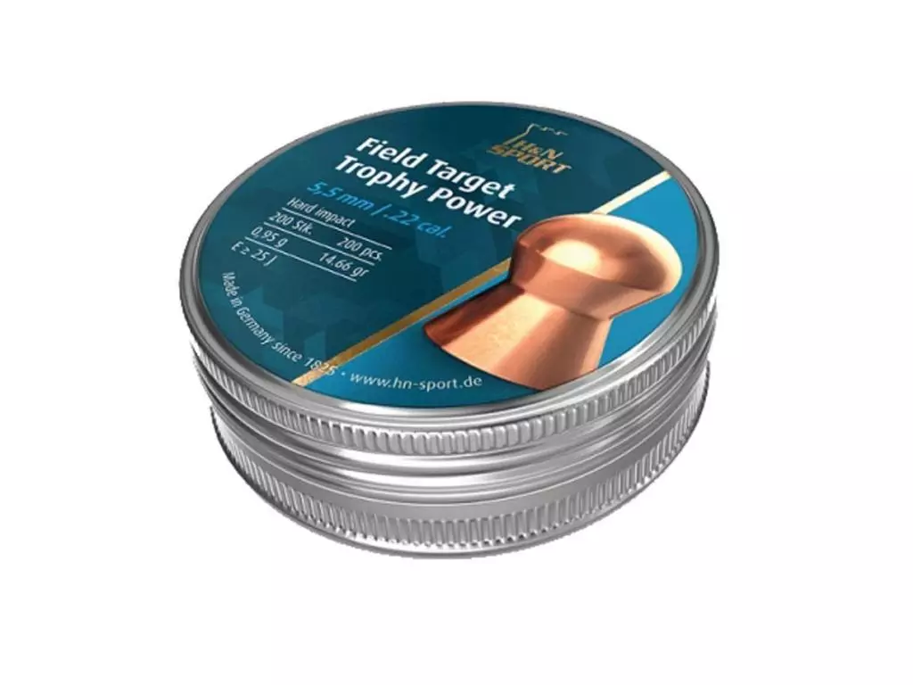 Пули пневматические H&N Field Target Trophy Power 5,5 мм 0,95 г, 200 штук