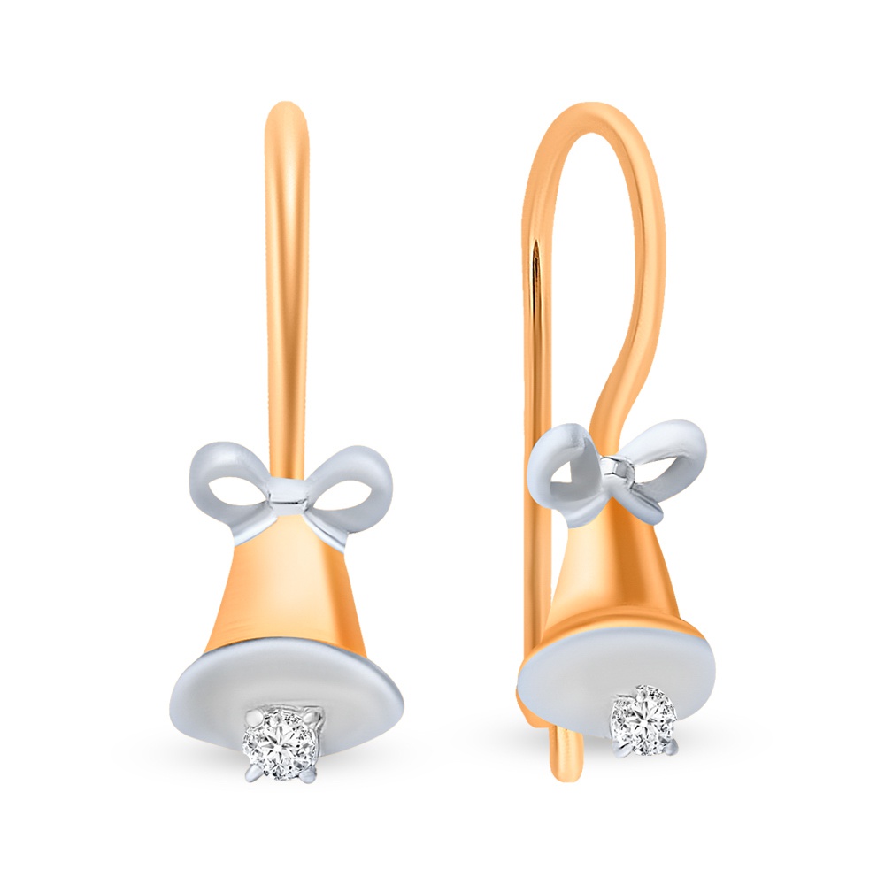 

Серьги из красного золота 585Gold 602001415, фианит, 602001415
