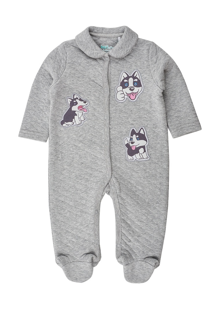 

Комбинезон детский Kari Baby AW24B20003508, серый, 68, 234452