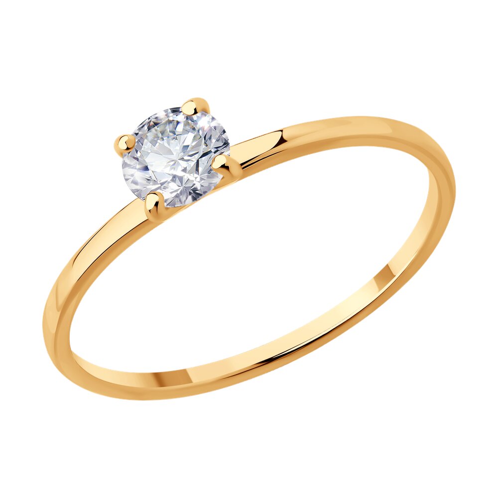 

Кольцо из золота р. 18,5 Diamant 51-110-02873-1, фианит, 51-110-02873-1