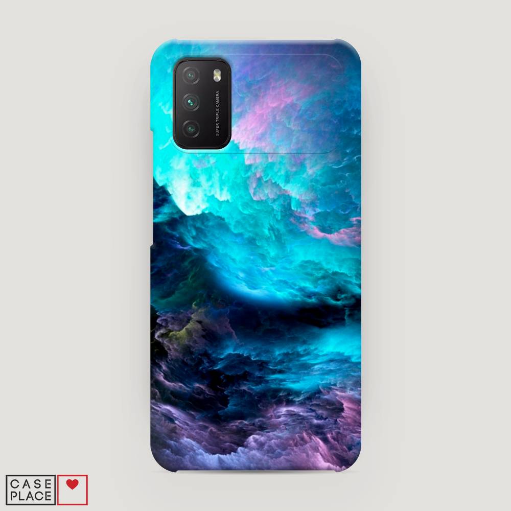 

Пластиковый чехол "Бирюзовое небо" на Xiaomi Poco M3, 39520-3