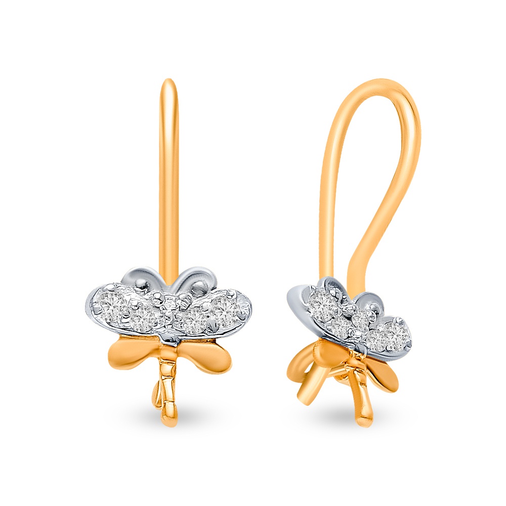 

Серьги из красного золота 585Gold 602001368, фианит, 602001368