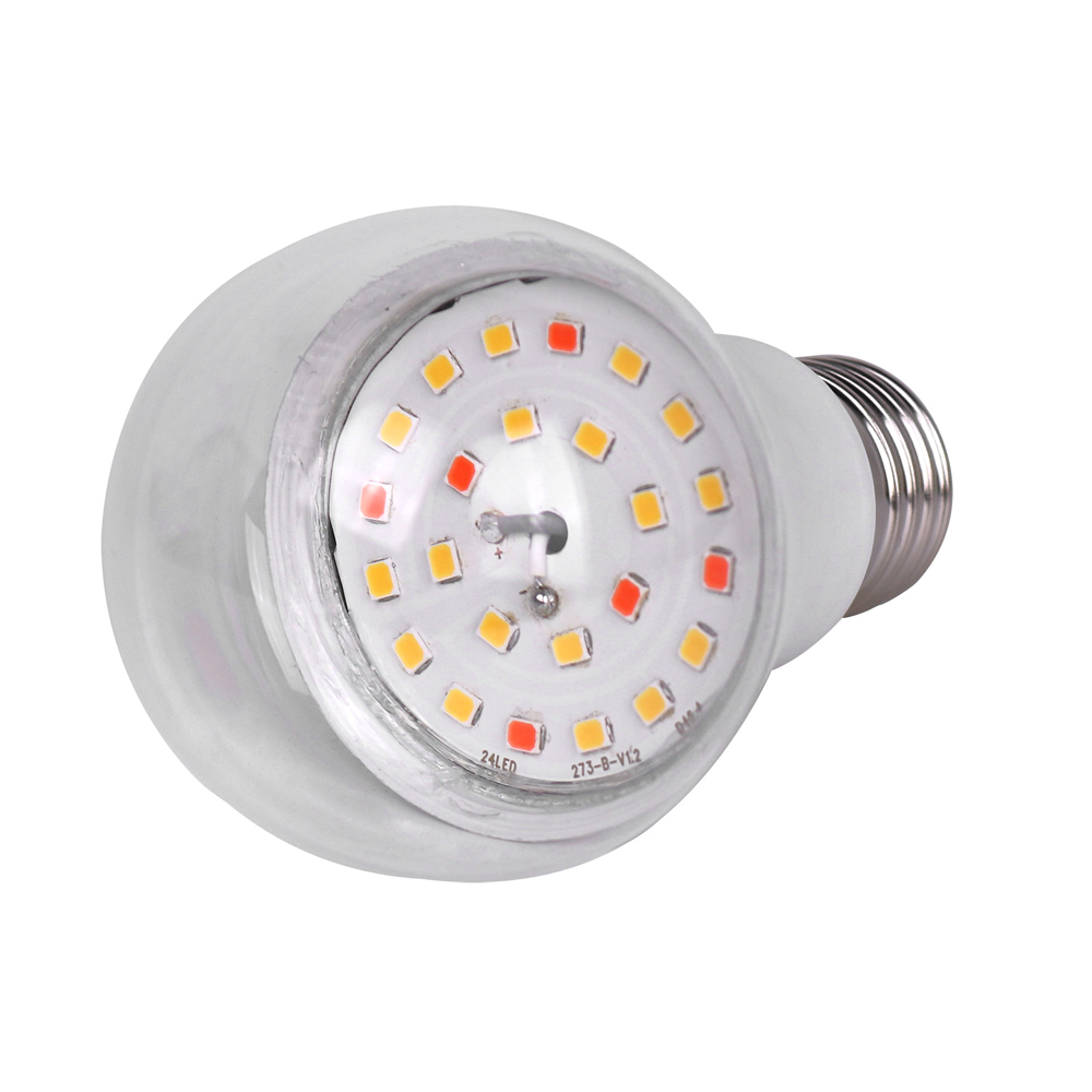 фото Фитолампа светодиодная uniel led-a60-10w/spfb/e27/cl plp30wh 10 вт