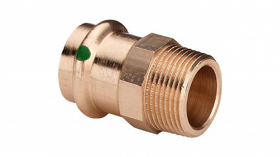 

Бронзовое соединение Viega 18x1/2" 283490, Бежевый