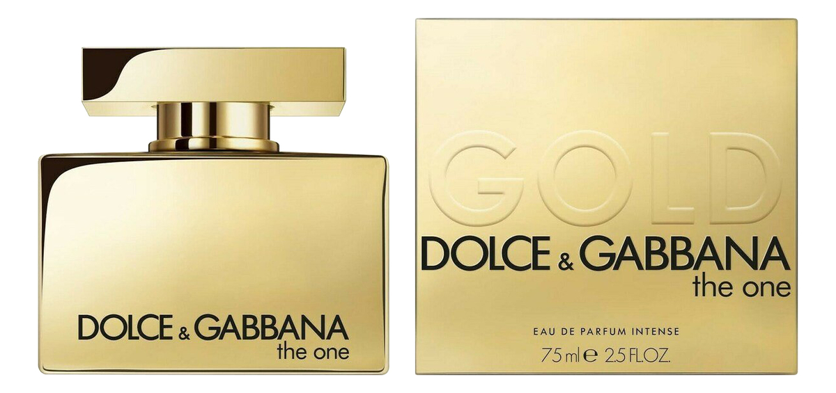 Парфюмерная вода женская DOLCE & GABBANA The One Gold Intense 75 мл открытка с днём рождения конгрев тиснение розовые розы 12 5х19 5 см