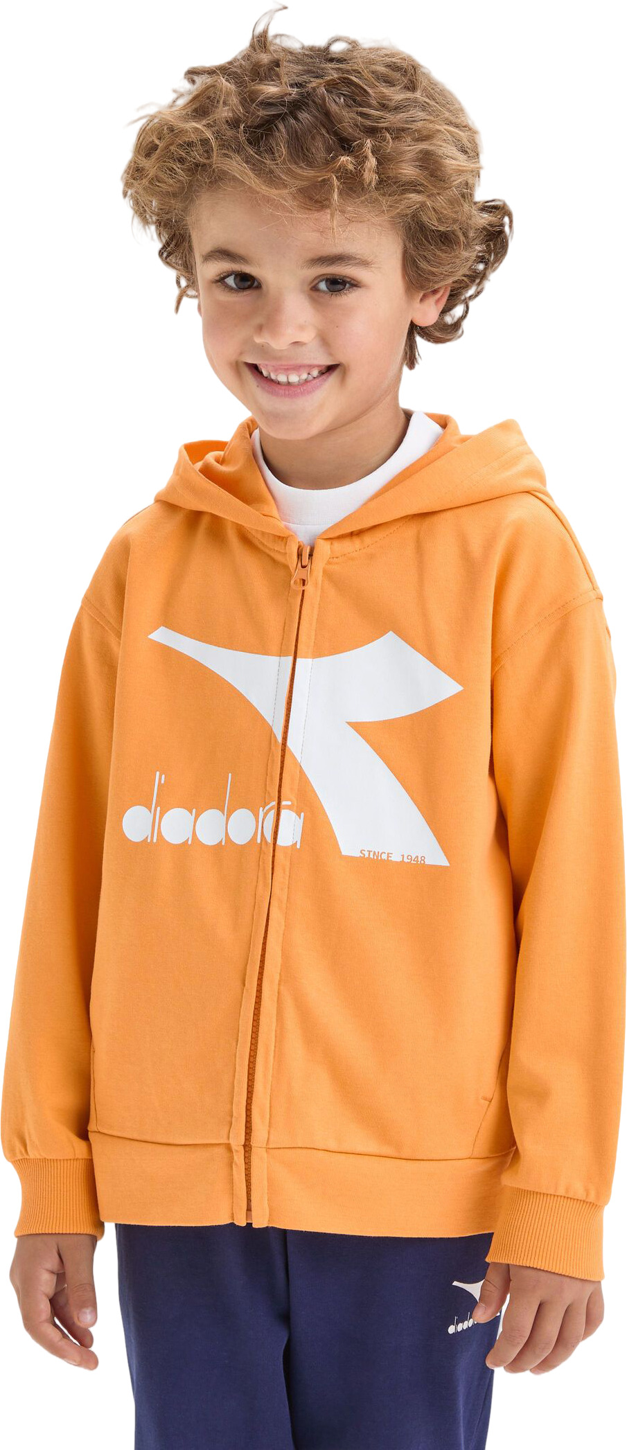 

Толстовка детская Diadora JU.HOODIE FZ, Оранжевый, 110, JU.HOODIE FZ