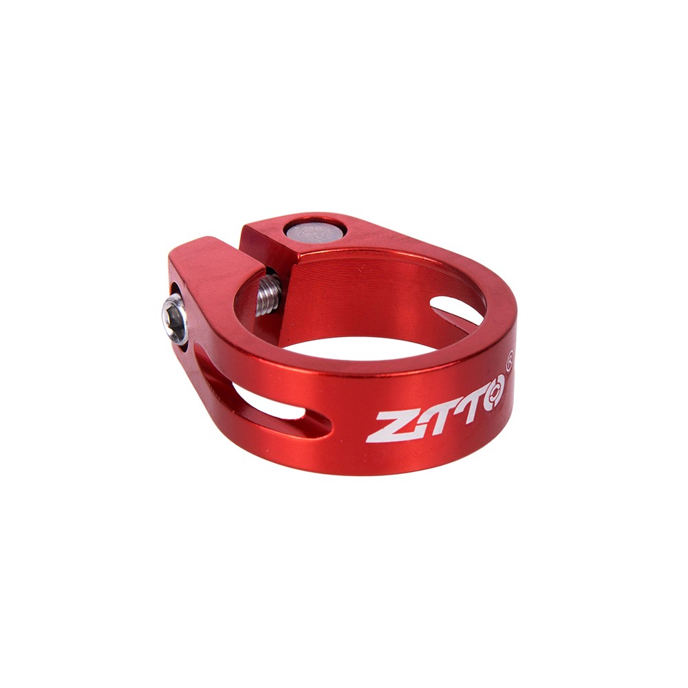 Подседельный зажим ZTTO ZGJ-SSZGJ, красный 34,9 для подседельных 30,4 до 31,8 мм