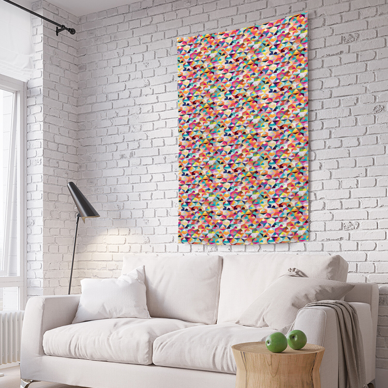 

Вертикальное фотопанно на стену JoyArty Цветная призма 150x200 см, Цветная призма
