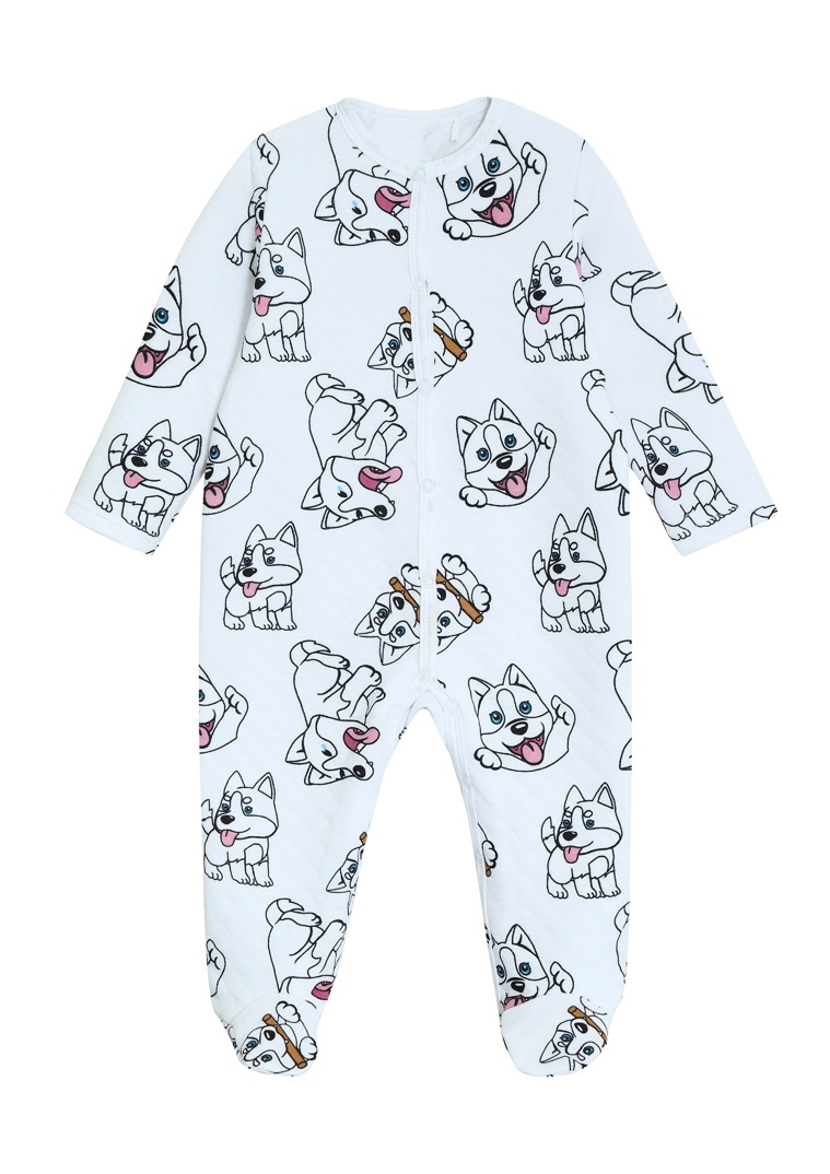 

Комбинезон детский Kari Baby AW24B19703508, белый, 56, 234453
