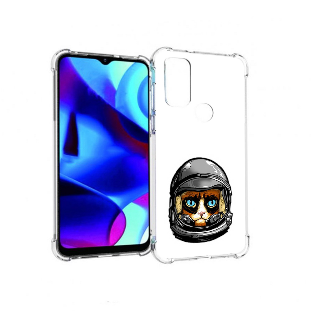 

Чехол MyPads Tocco для Motorola Moto G кот космонавт (PT227075.349.400), Прозрачный, Tocco