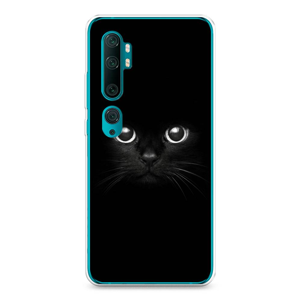фото Чехол awog "взгляд черной кошки" для xiaomi mi note 10/mi note 10 pro
