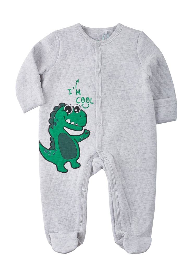 

Комбинезон детский Kari Baby AW24B12503207, светло-серый, 68, 233948
