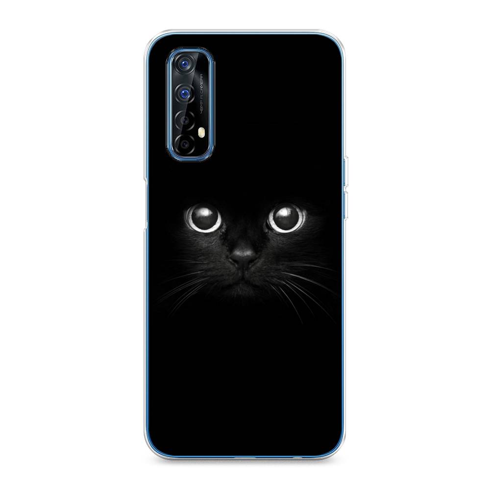 

Чехол Awog на Realme 7 "Взгляд черной кошки", Разноцветный, 254150-1
