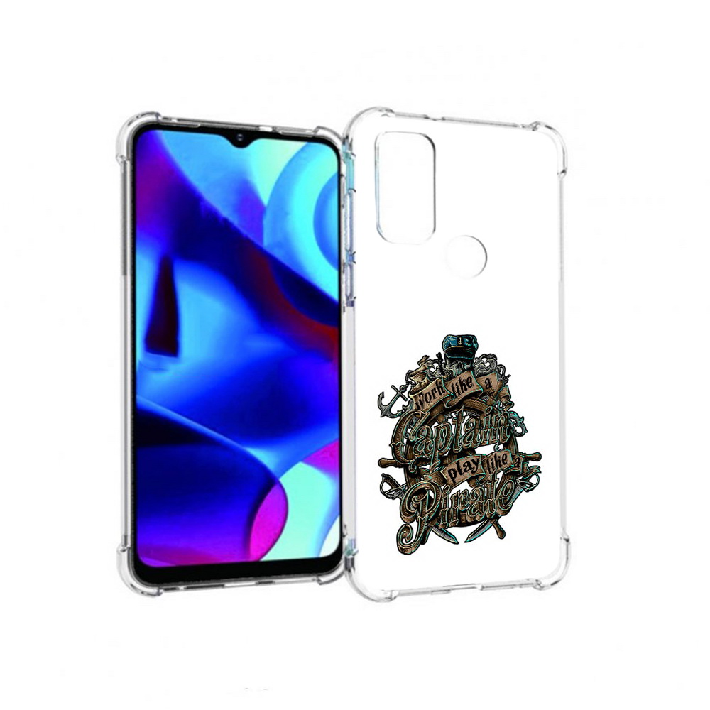 

Чехол MyPads Tocco для Motorola Moto G капитан пиратов (PT227075.349.385), Прозрачный, Tocco