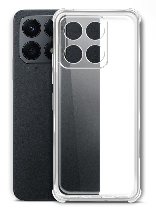 

Чехол Brozo для Honor X6a, с защитой углов, прозрачный (d00195)