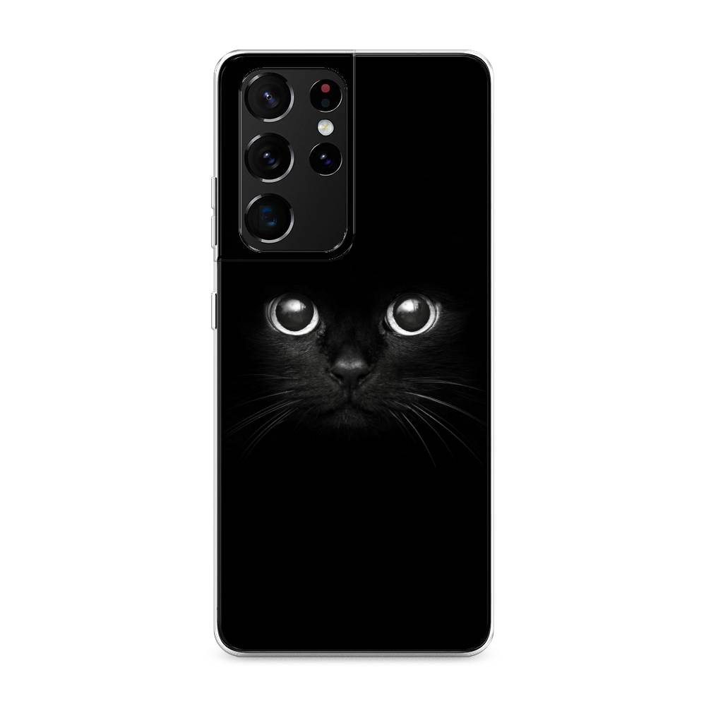 

Чехол Awog на Samsung Galaxy S21 Ultra / Самсунг S21 Ultra "Взгляд черной кошки", Разноцветный, 2102250-1