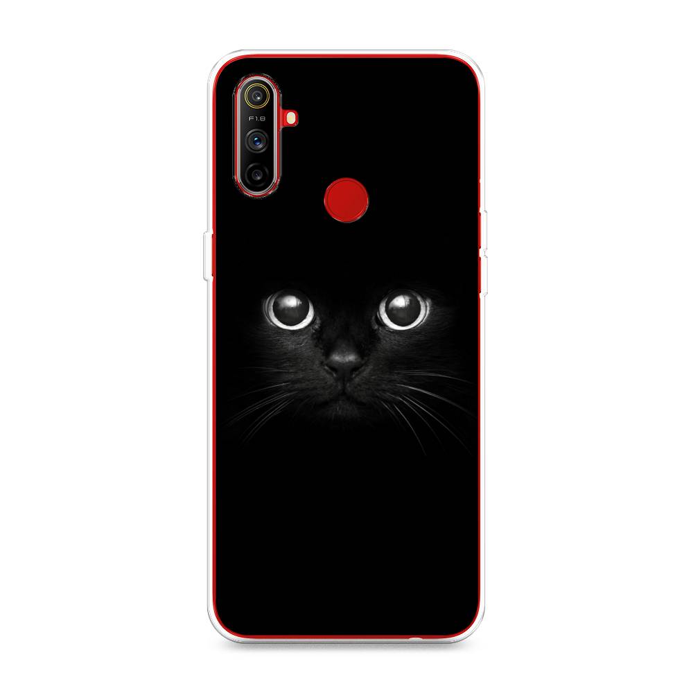 

Чехол Awog на Realme C3 "Взгляд черной кошки", Разноцветный, 253050-1