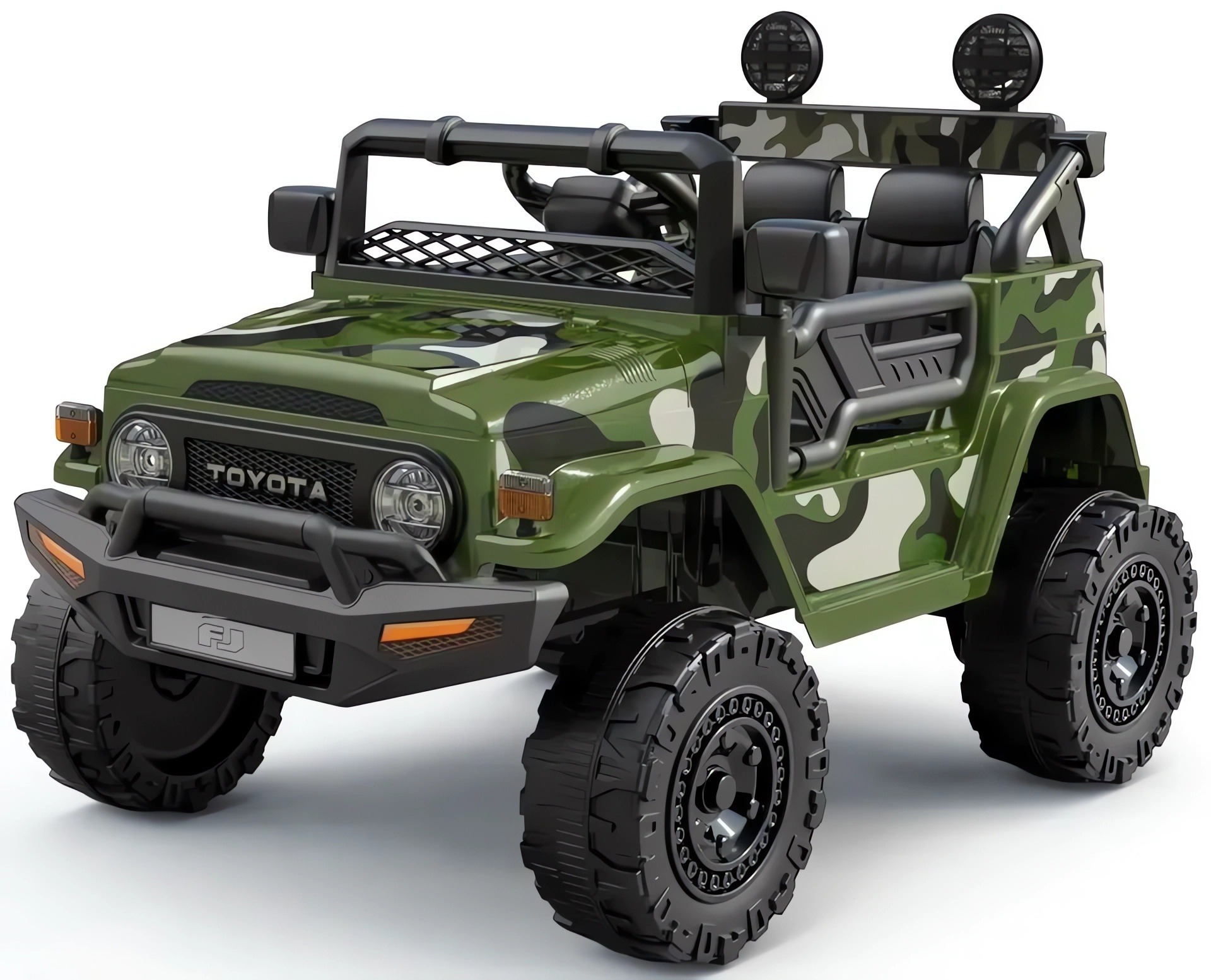 Электромобиль NovaKids jj2099 OffRoad Зеленый камуфляж