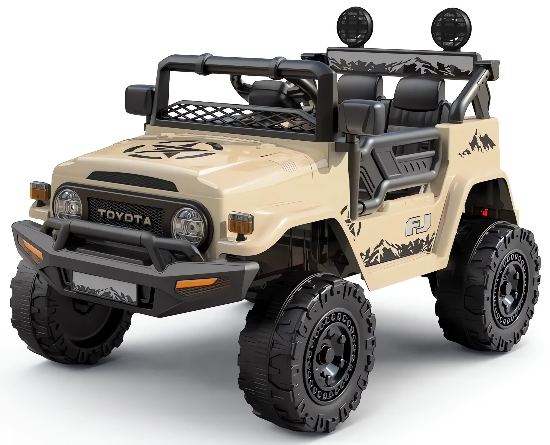 Электромобиль NovaKids jj2099 OffRoad Бежевый