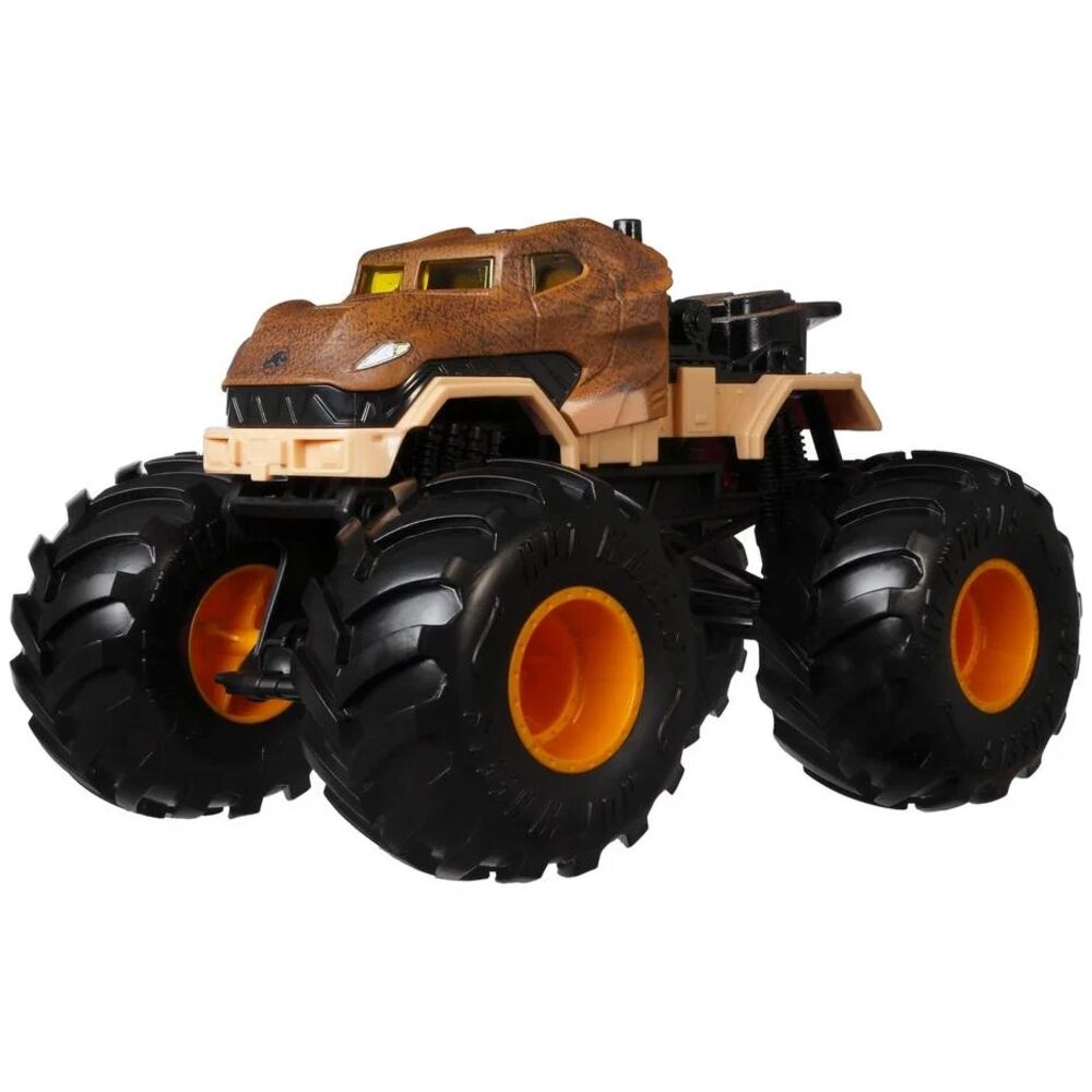 

Монстр-трак Mattel Hot Wheels коллекционный 1:24 FYJ83/GWK96 Tyranasaurus Rex, Jeep Island