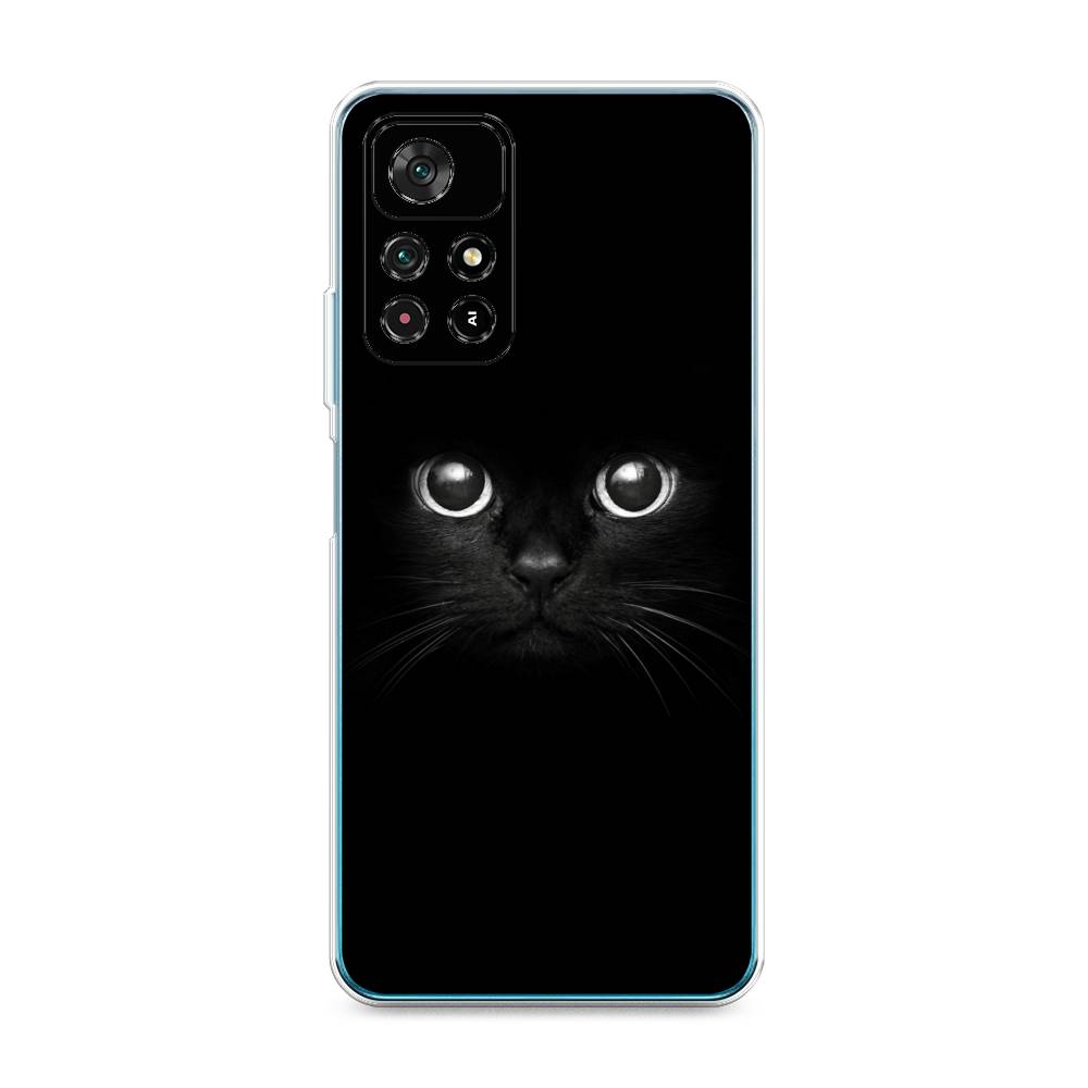 

Чехол Awog на Poco M4 Pro 5G "Взгляд черной кошки", Разноцветный, 311850-1