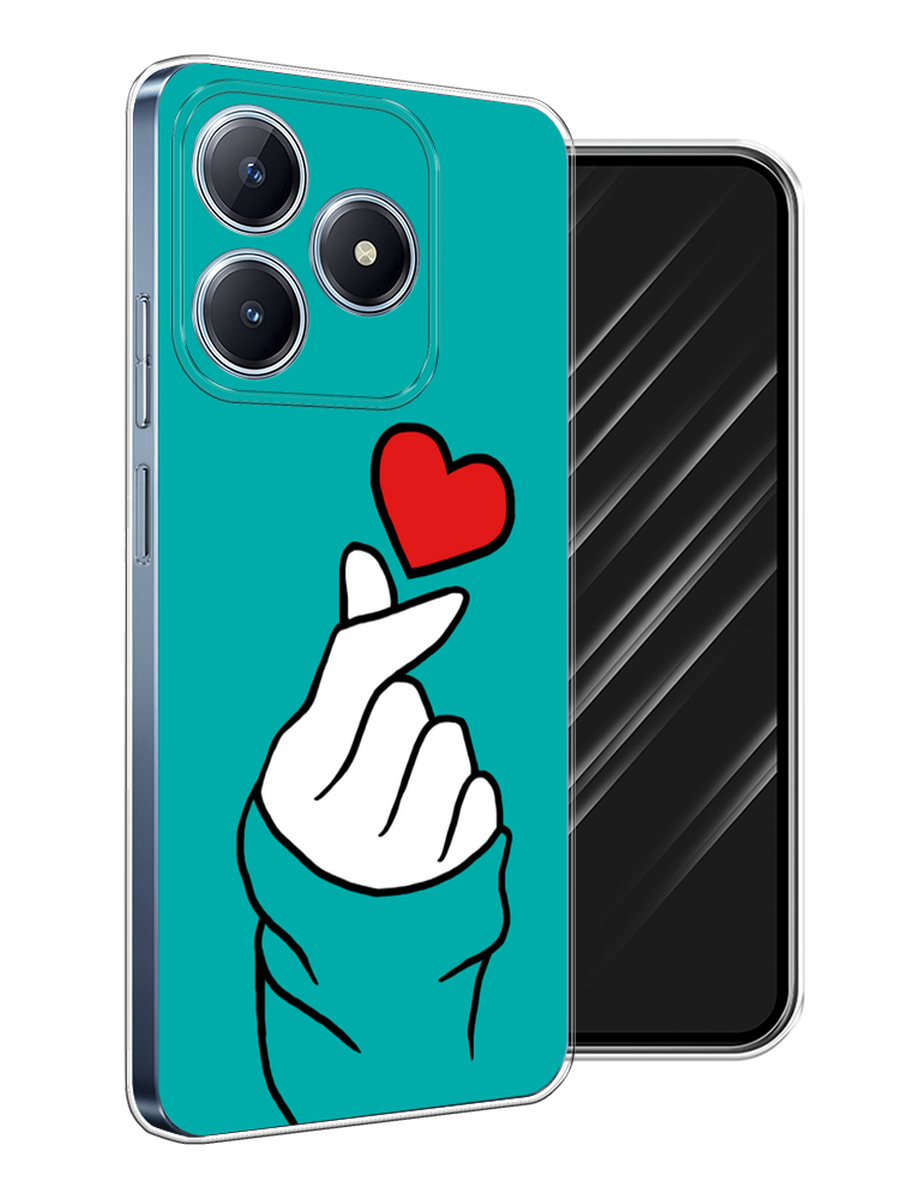 

Чехол Awog на Realme C63 "Маленькое сердечко", Голубой;белый;красный, 2517350-1