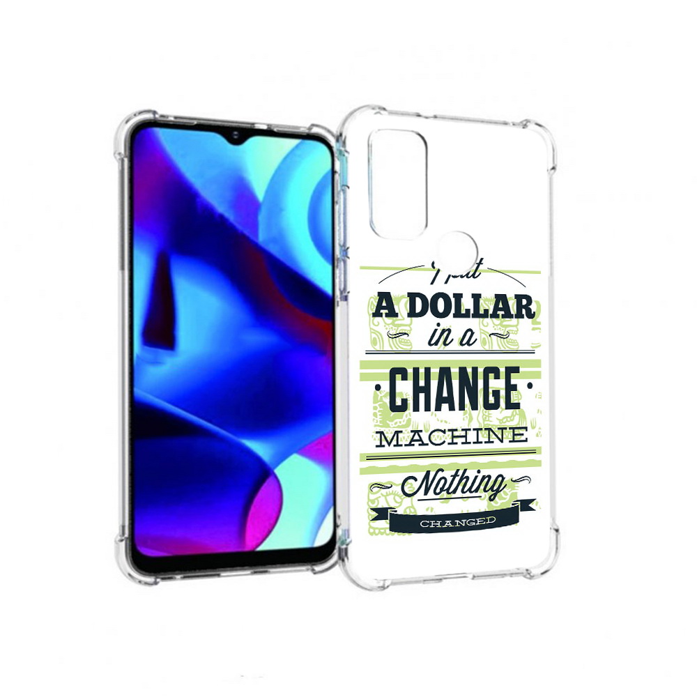 

Чехол MyPads Tocco для Motorola Moto G доллар надпись (PT227075.349.336), Прозрачный, Tocco