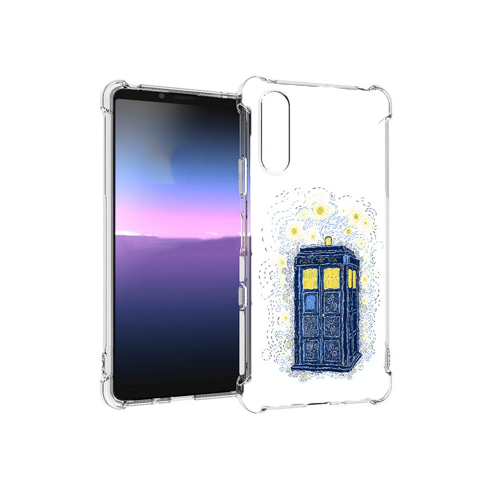 

Чехол MyPads Tocco для Sony Xperia 10 III будка рисунок (PT161504.223.249), Прозрачный, Tocco