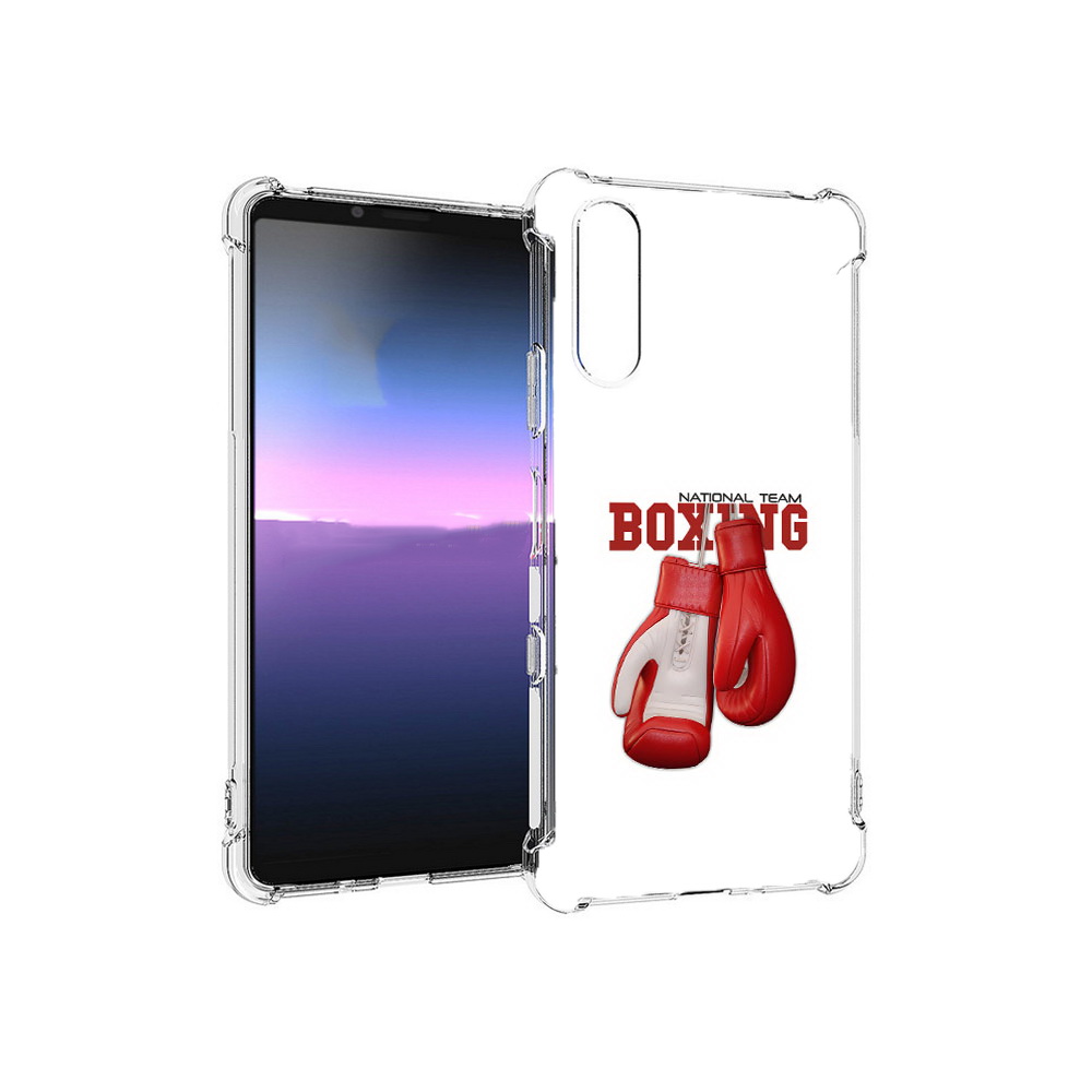 фото Чехол mypads tocco для sony xperia 10 iii боксерские перчатки (pt161504.223.244)