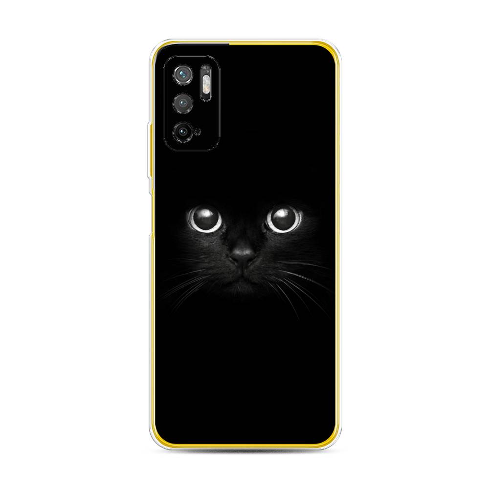 

Чехол Awog на Poco M3 Pro "Взгляд черной кошки", Разноцветный, 311050-1