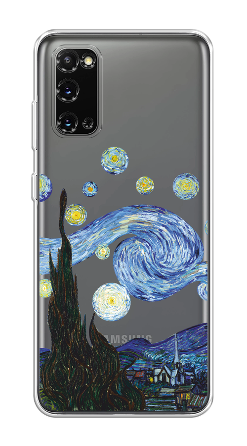 

Чехол на Samsung Galaxy S20 "Ночь Ван Гога", Голубой;синий;черный, 29250-1