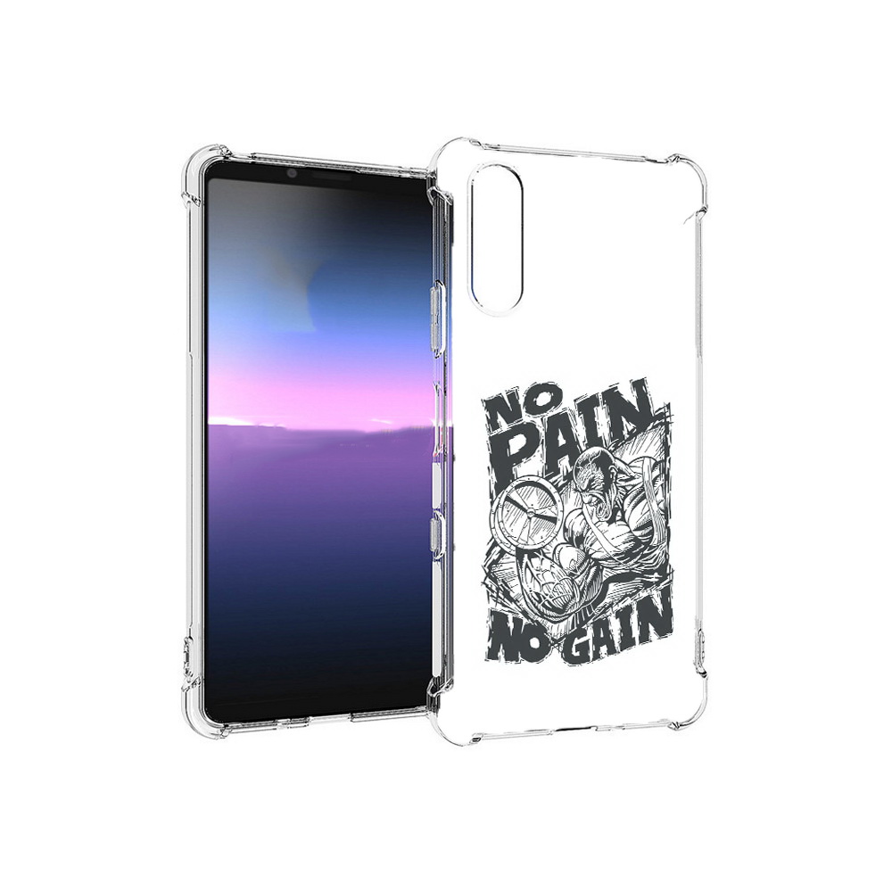 

Чехол MyPads Tocco для Sony Xperia 10 III бодибилдинг тяжелая работа (PT161504.223.238), Прозрачный, Tocco