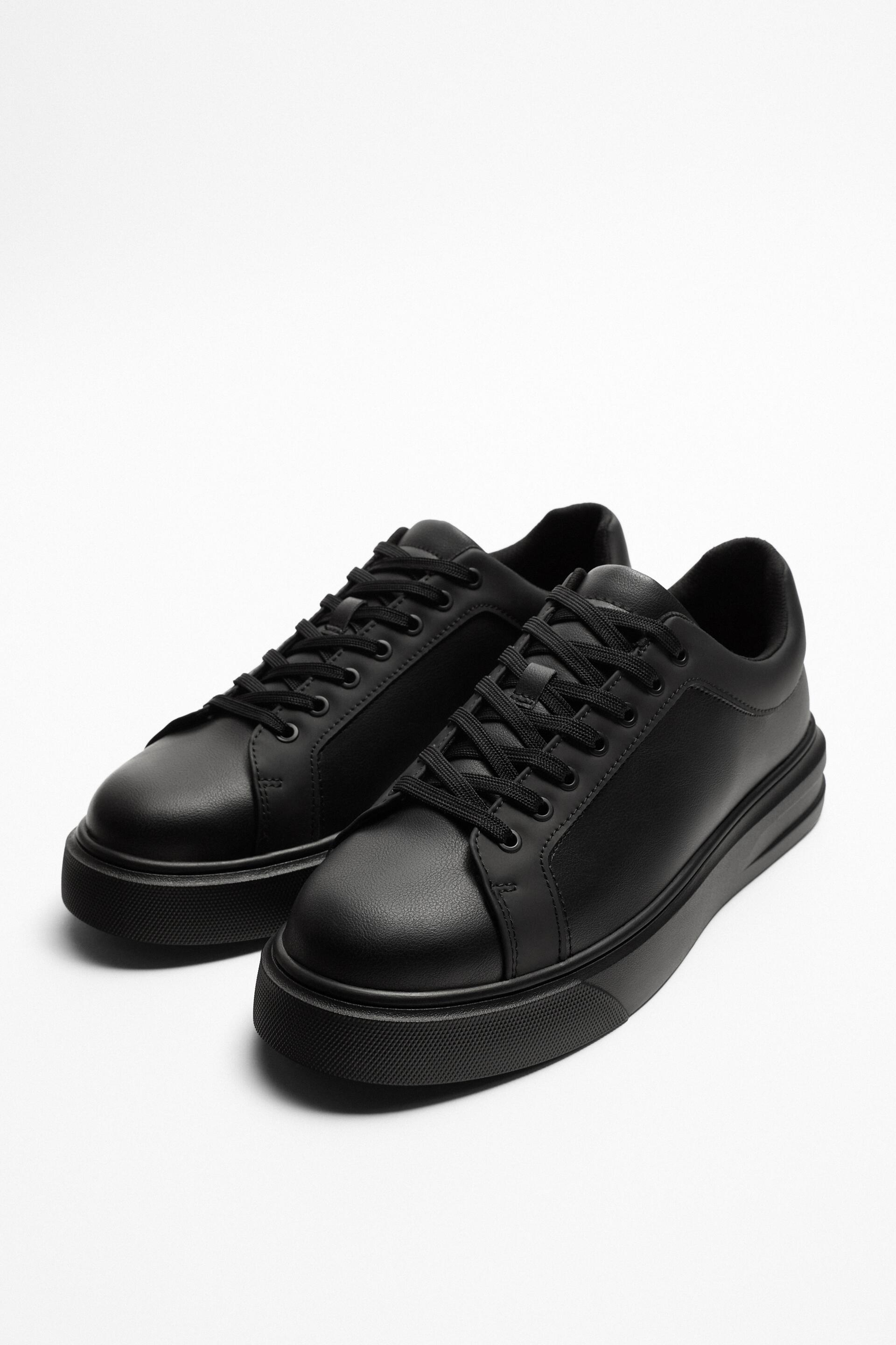Кеды мужские ZARA 12229020 черные 44 RU (доставка из-за рубежа)