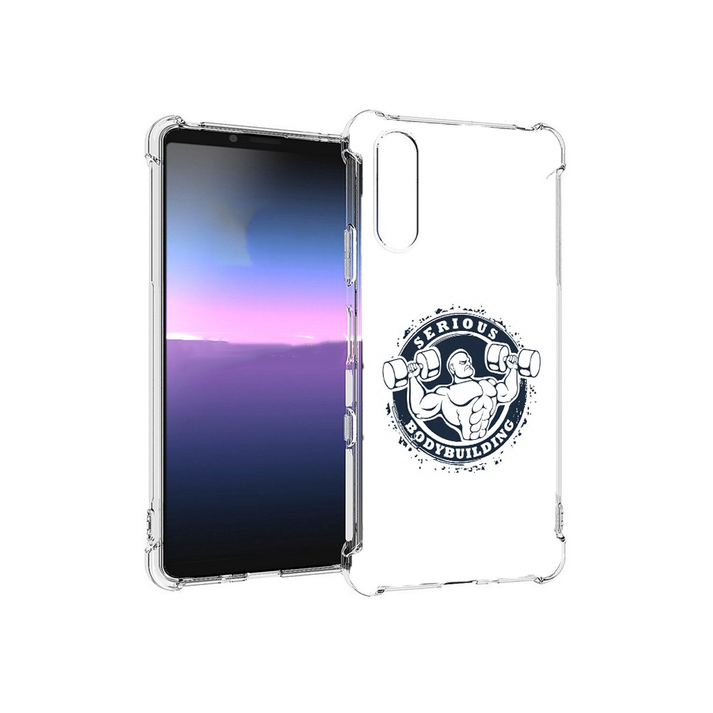 

Чехол MyPads Tocco для Sony Xperia 10 III бодибилдинг воля к победе (PT161504.223.231), Прозрачный, Tocco